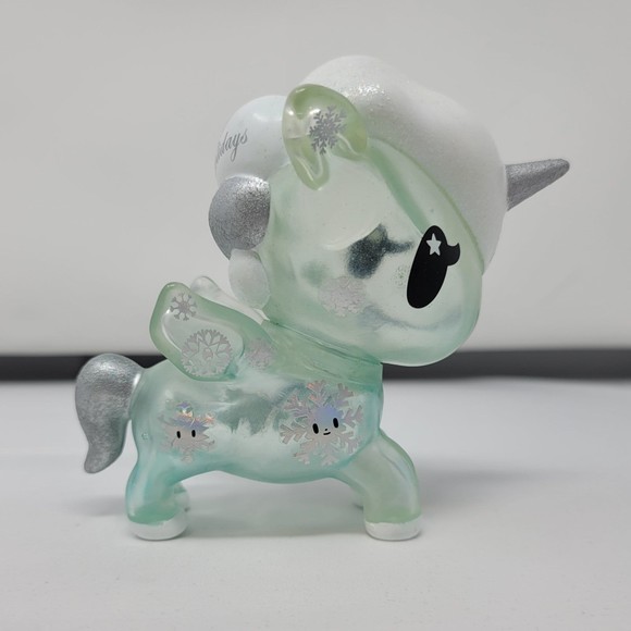Tokidoki Holiday Christmas 5-inch Yuki 2017 Snowflake Unicorno clear - Picture 3 of 12